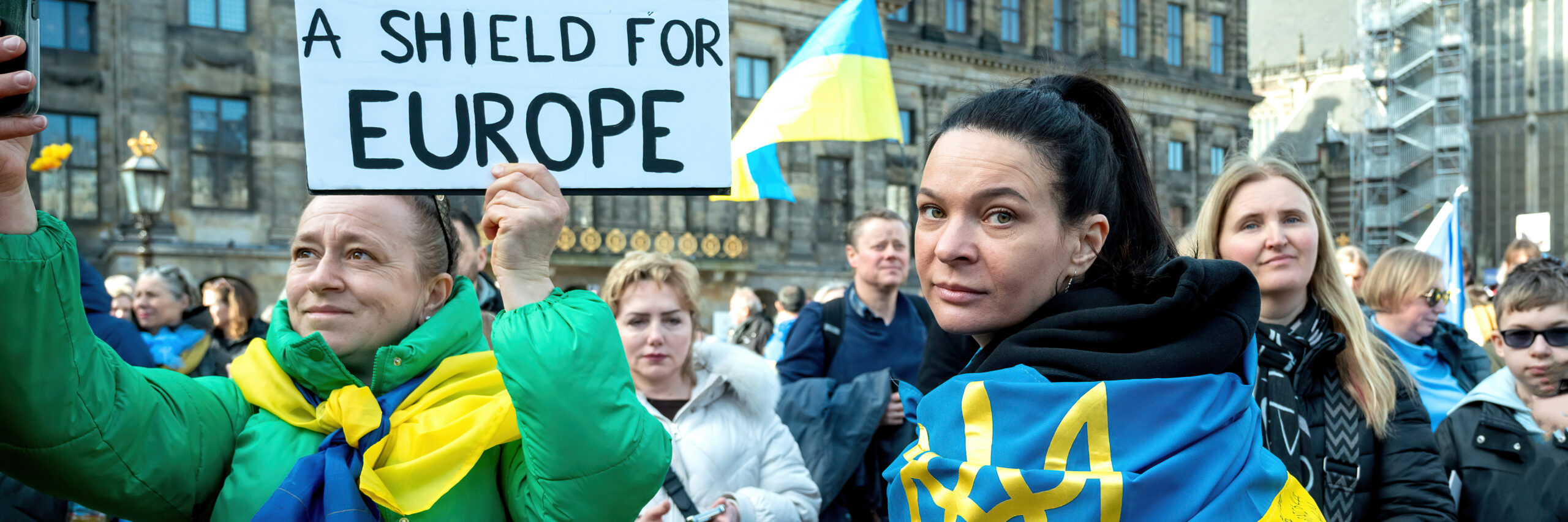 Ukraine demo in Amsterdam 2025